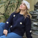 بلوز بافت کراپ بابونه - مانتو پاتریس رشت