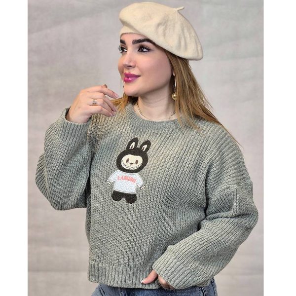 35400347-6 بلوز بافت کراپ لبوبو - مانتو پاتریس رشت