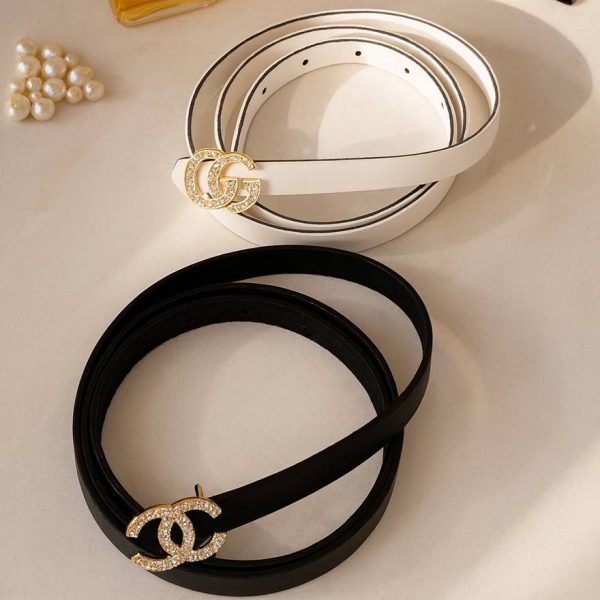 کمربند چنل چرم - مانتو پاتریس رشت