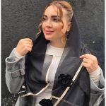 شال مجلسی گل دار - مانتو پاتریس رشت
