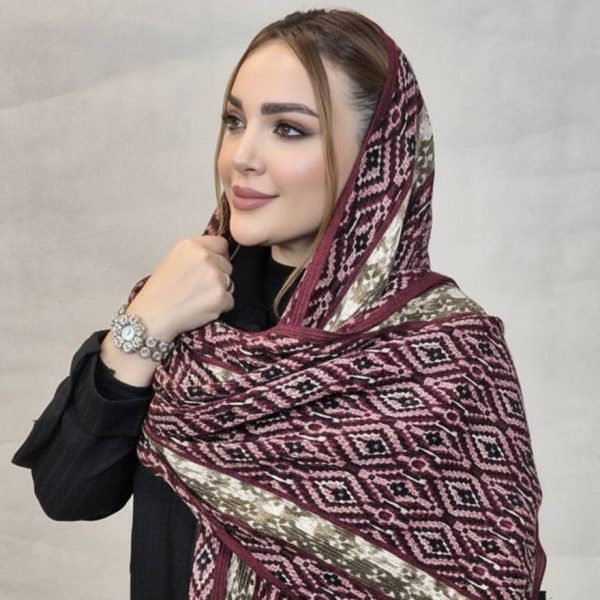 شال کریشه لوزی - مانتو پاتریس رشت