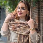 شال کریشه طرح پر - مانتو پاتریس رشت