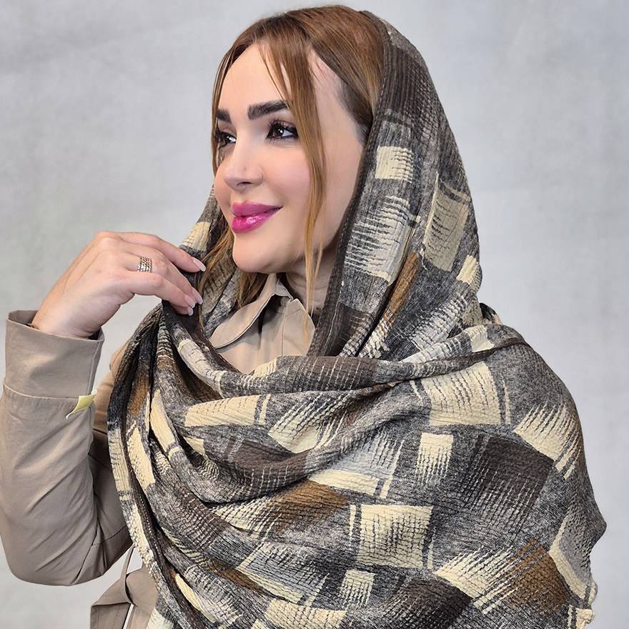 شال پاییزه کریشه طرحدار - مانتو پاتریس رشت