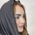 شال گیپور مشکی ریش ریش