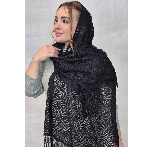 شال گیپور مشکی - مانتو پاتریس رشت