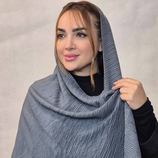 شال پلیسه رنگی پاییزه - مانتو پاتریس رشت