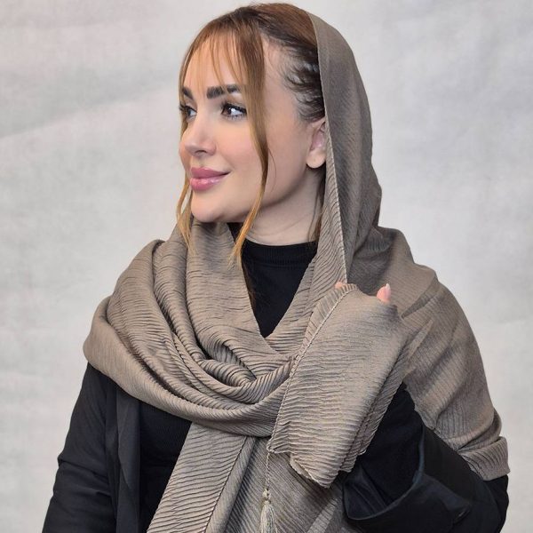 شال پلیسه رنگی پاییزه - مانتو پاتریس رشت