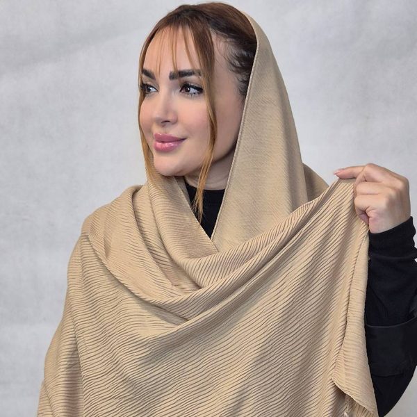 شال پلیسه رنگی پاییزه - مانتو پاتریس رشت