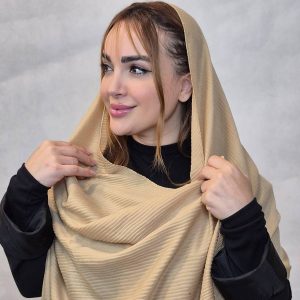شال پلیسه رنگی پاییزه - مانتو پاتریس رشت