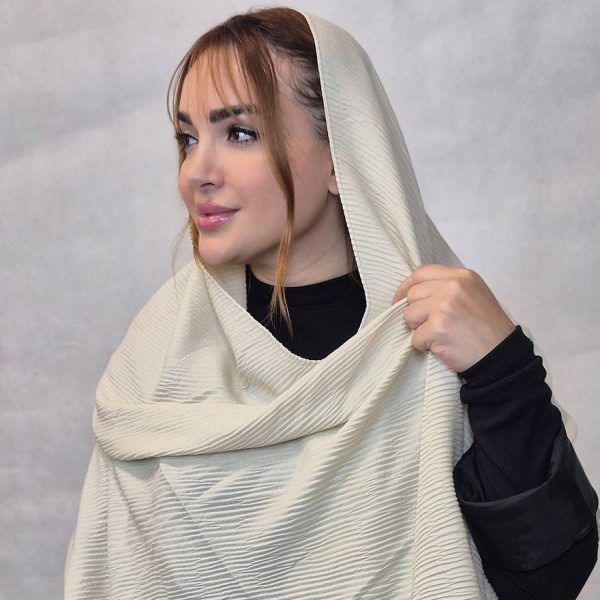 شال پلیسه رنگی پاییزه - مانتو پاتریس رشت