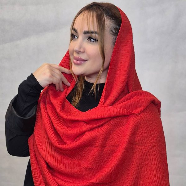 شال پلیسه رنگی پاییزه - مانتو پاتریس رشت