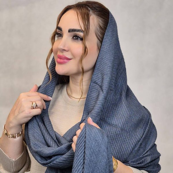 شال پلیسه مربعی - مانتو پاتریس رشت