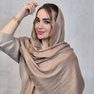 شال پلیسه مربعی - مانتو پاتریس رشت