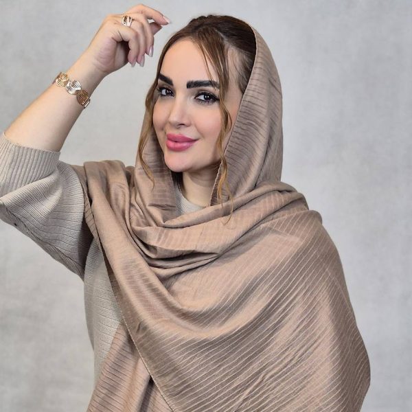 شال پلیسه مربعی - مانتو پاتریس رشت