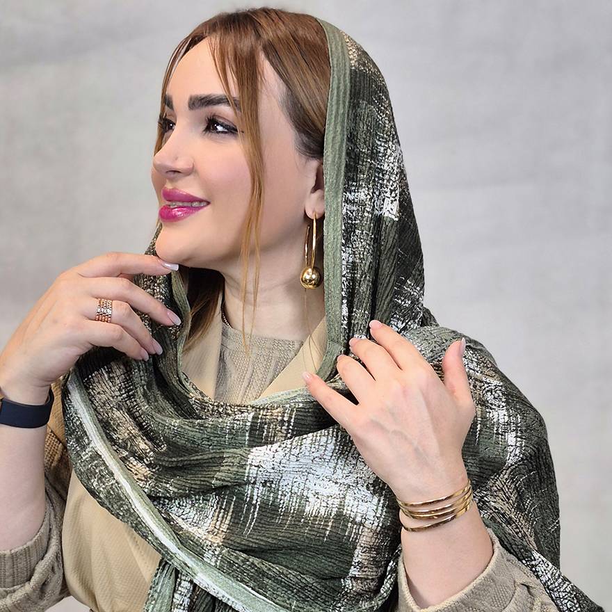شال پاییزه طرحدار کریشه - مانتو پاتریس رشت