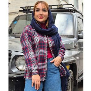 شکت پشمی چهارخونه - مانتو پاتریس رشت