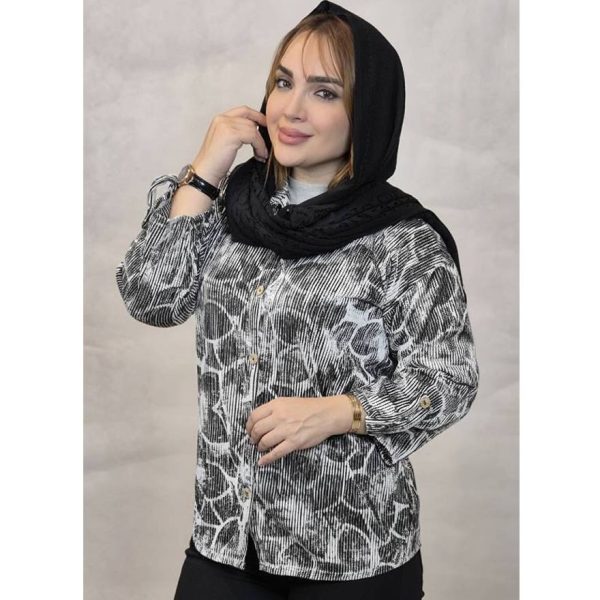 تونیک سه بعدی طرحدار - مانتو پاتریس رشت