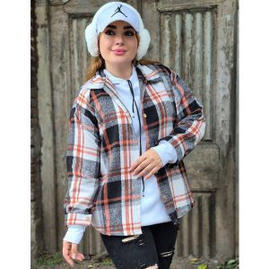 شکت موهر چهارخونه - مانتو پاتریس رشت