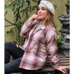 شکت موهر چهارخونه - مانتو پاتریس رشت