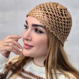 کلاه قلاب بافی ترند - مانتو پاتریس رشت