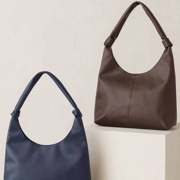 کیف دوشی گره ای چرم - مانتو پاتریس رشت