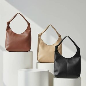 کیف دوشی گره ای چرم - مانتو پاتریس رشت