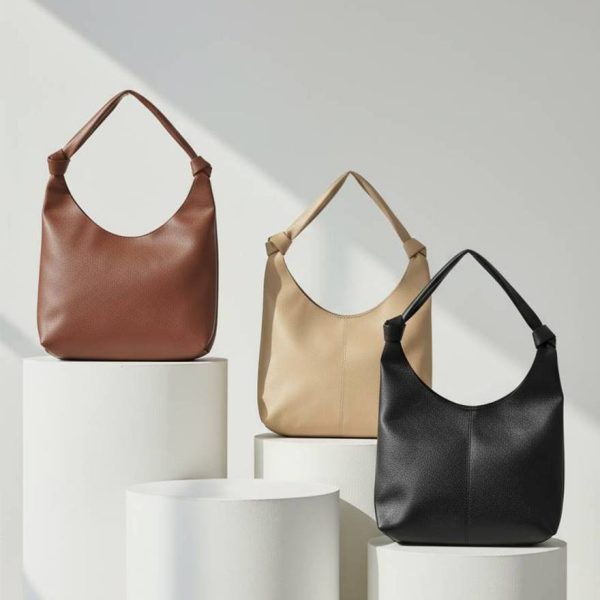 44800119-3 کیف دوشی گره ای چرم - مانتو پاتریس رشت