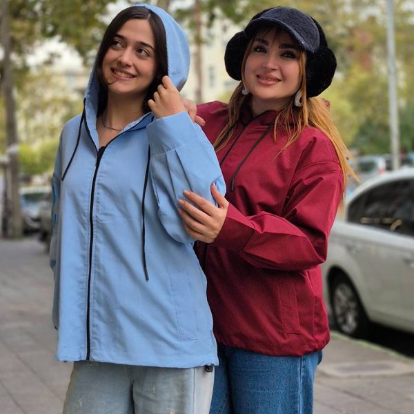 بارانی کلاهدار زیپی - مانتو پاتریس رشت