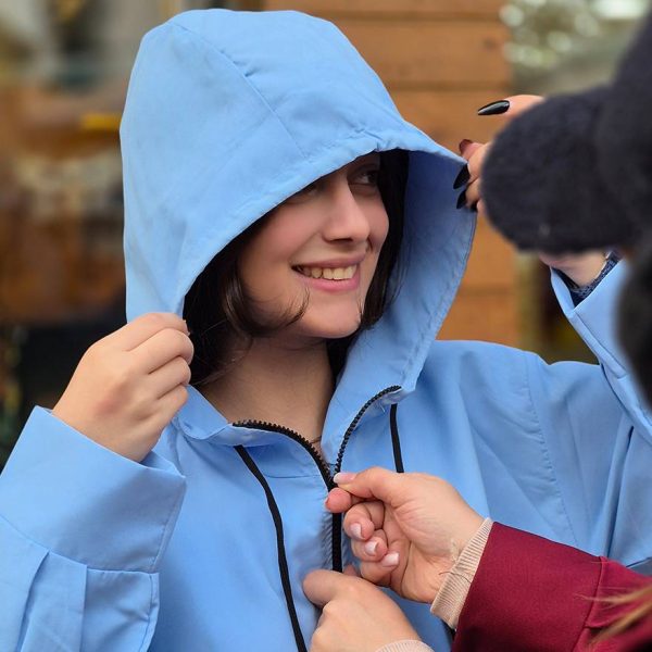 بارانی کلاهدار زیپی - مانتو پاتریس رشت