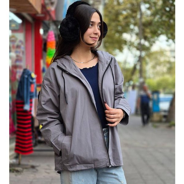 بارانی کلاهدار زیپی - مانتو پاتریس رشت