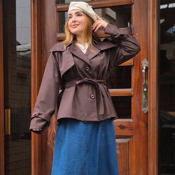 4650013-9 ترنج کت پاییزه - مانتو پاتریس رشت