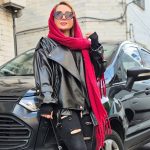 بامبر جکت چرم مشکی - مانتو پاتریس رشت