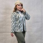 ست کت شلوار زبرا بافت - مانتو پاتریس رشت