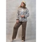 ست کت شلوار زبرا بافت - مانتو پاتریس رشت