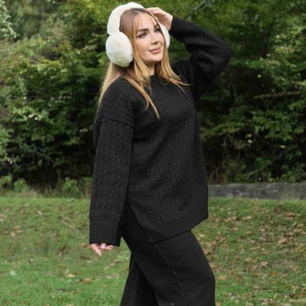 ست بافت مارپیچ - مانتو پاتریس رشت