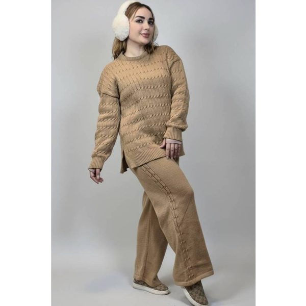 ست بافت مارپیچ - مانتو پاتریس رشت