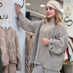 ست بافت آستین بندی - مانتو پاتریس رشت