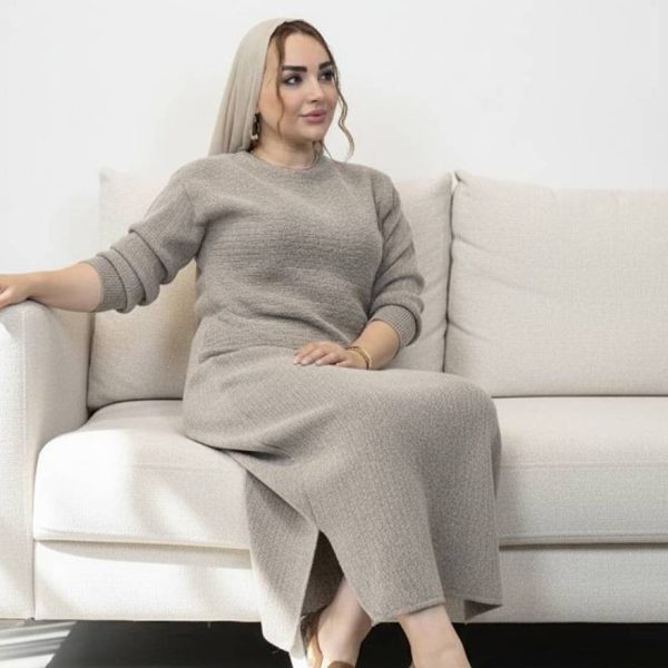 ست بلوز دامن بافت ساده