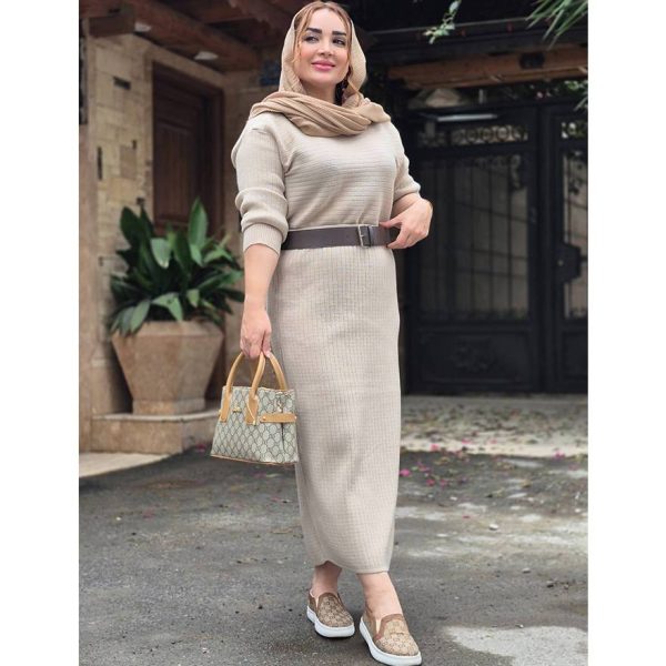 ست بلوز دامن بافت ساده