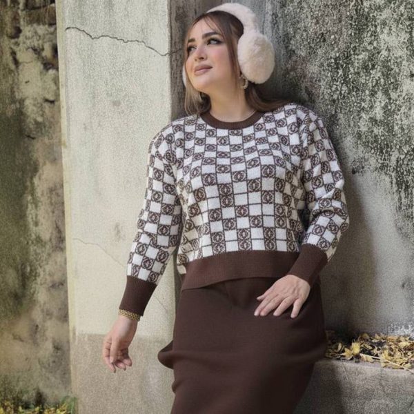 ست بلوز دامن چنل - مانتو پاتریس رشت