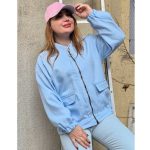 بامبر دو جیب رنگی - مانتو پاتریس رشت