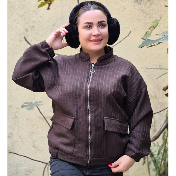 بامبر دو جیب رنگی - مانتو پاتریس رشت