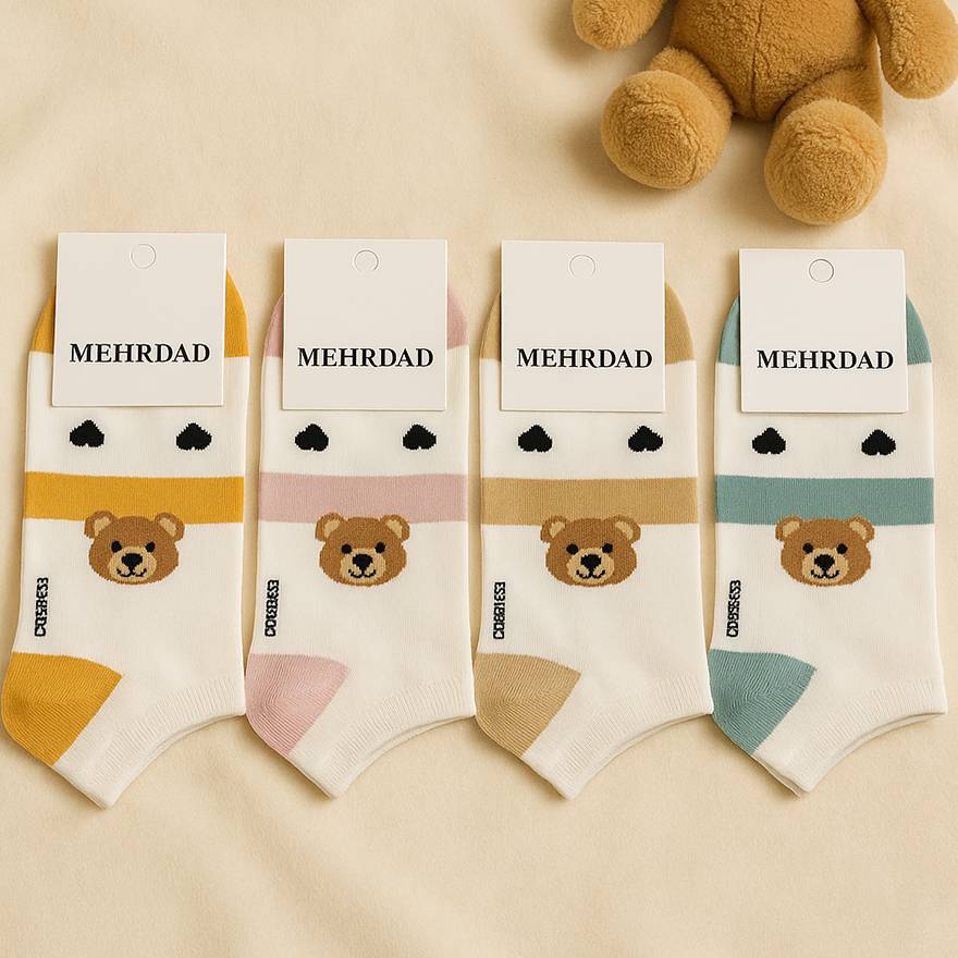 جوراب مچی خرس و قلب - مانتو پاتریس رشت
