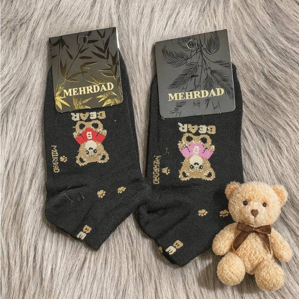 جوراب مچی خرس مشکی