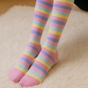 جوراب ساق بلند راه راه - مانتو پاتریس رشت