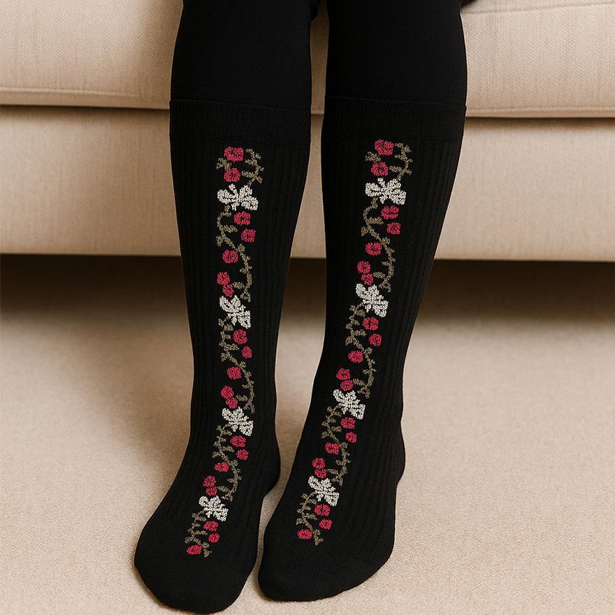 جوراب ساق بلند طرحدار - مانتو پاتریس رشت