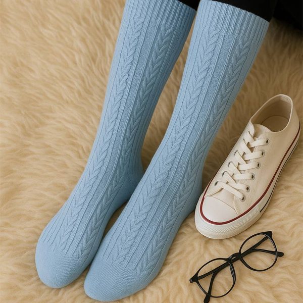 26600966-4 جوراب ساق بلند گندمی - مانتو پاتریس رشت