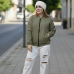 بامبر جکت کتان - مانتو پاتریس رشت