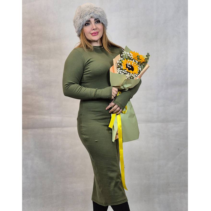 پیراهن ماکسی بلند فانریپ - مانتو پاتریس رشت