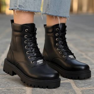 نیم بوت مشکی اورجینال - مانتو پاتریس رشت